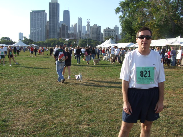 John prior to the race