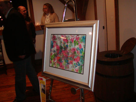 A bouquet of colors on a white bacground.